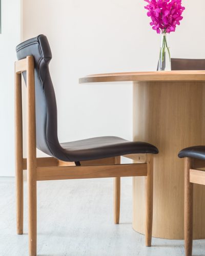 Table and chair for dinner decoration interior of room